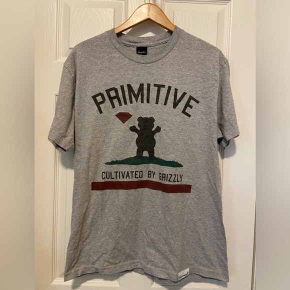 Primitive Skateboard x Diamond Supply Co Cultivated By Grizzly T-Shirt large - Picture 1 of 5